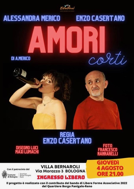 Spettacolo Teatrale Bologna Amori Corti